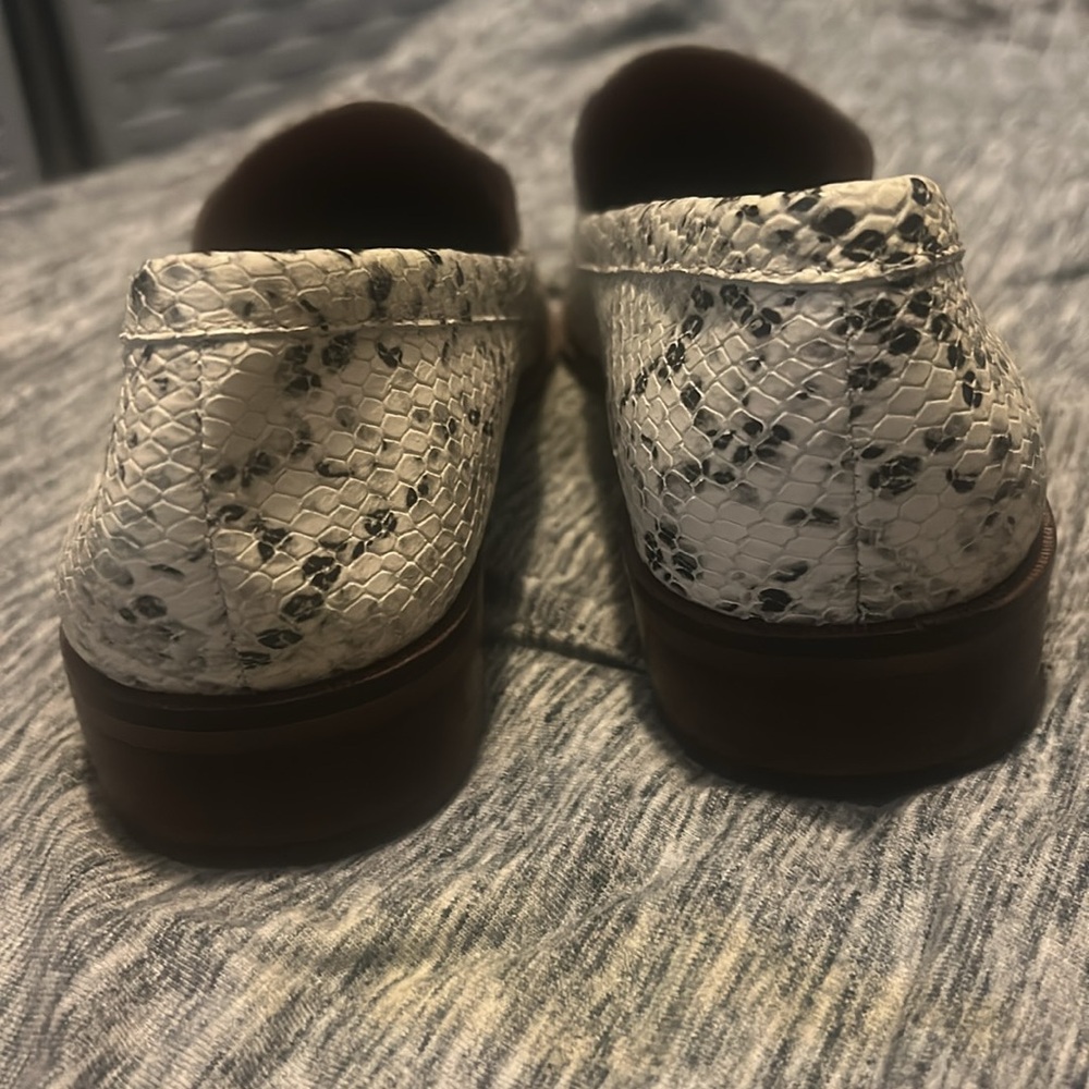 Chelsea & Violet Snakeskin Patterned Loafers - Picture 3 of 5
